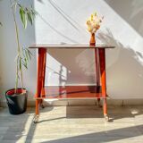 Vintage Formica trolley on wheels from the 1960s