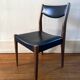 Lot de six chaises Scandinave en teck vintage 1960