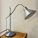 Large vintage Aluminor steel lamp