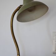 Lampe à poser laiton verte 420mm