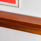 Étagère murale en noyer par Wilhelm Renz pour Walter Wirz, années 1960