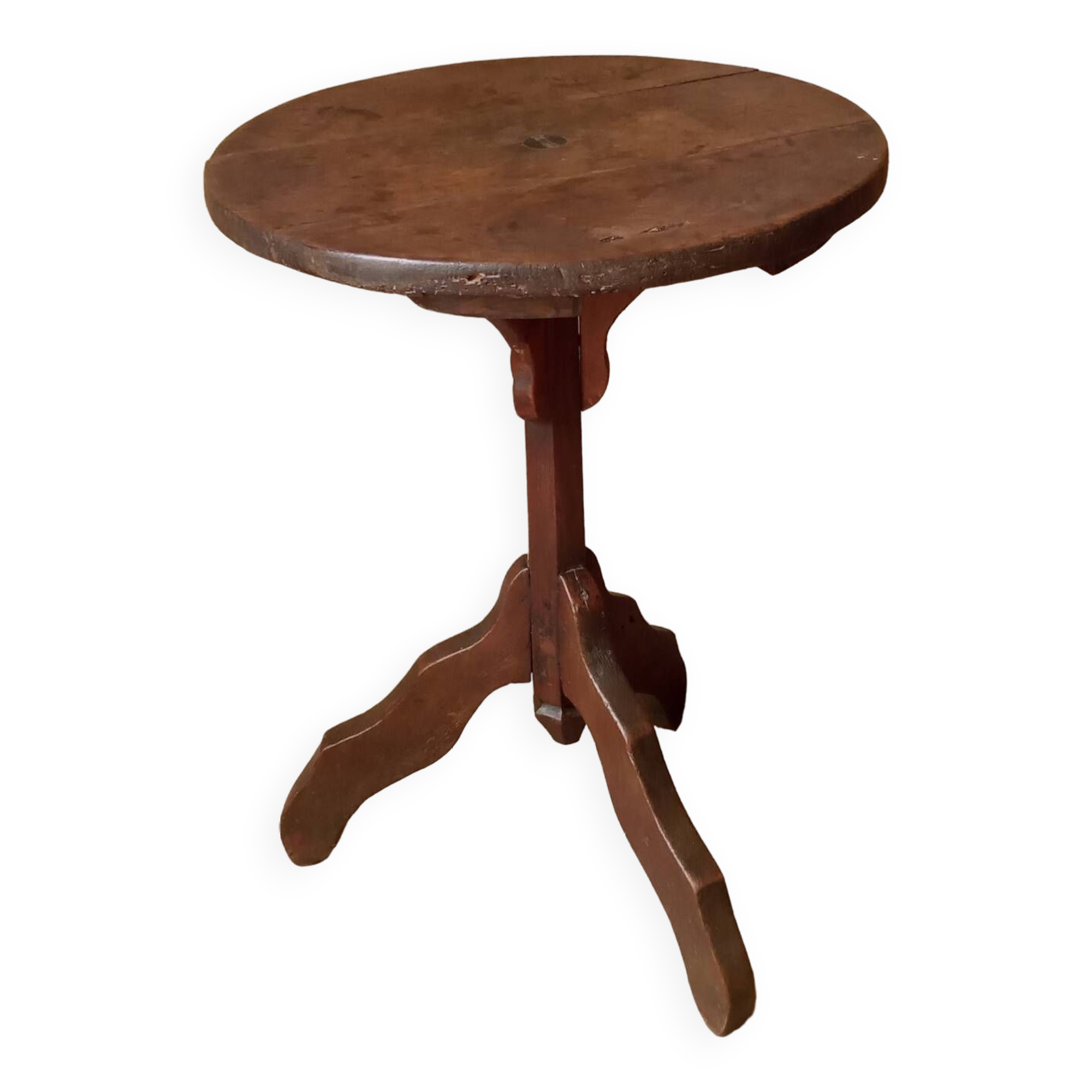 19th century oak pedestal table