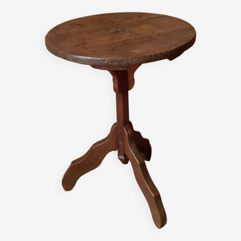 19th century oak pedestal table