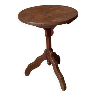 19th century oak pedestal table