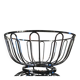 Modernist chrome metal fruit bowl – 1970s/80s