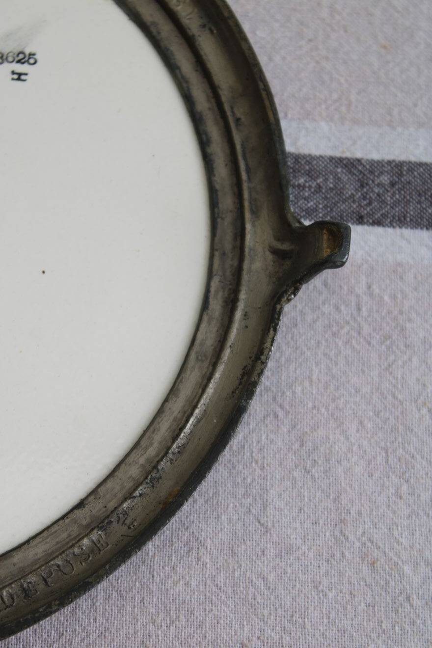 Antique ceramic trivet