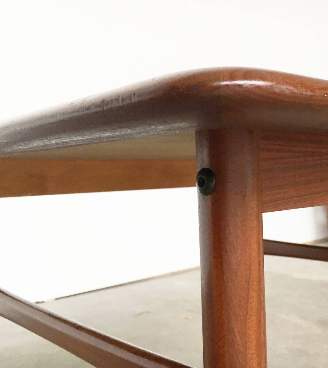 Vintage Swedish teak coffee table from the mid-century by HMB Möbler.