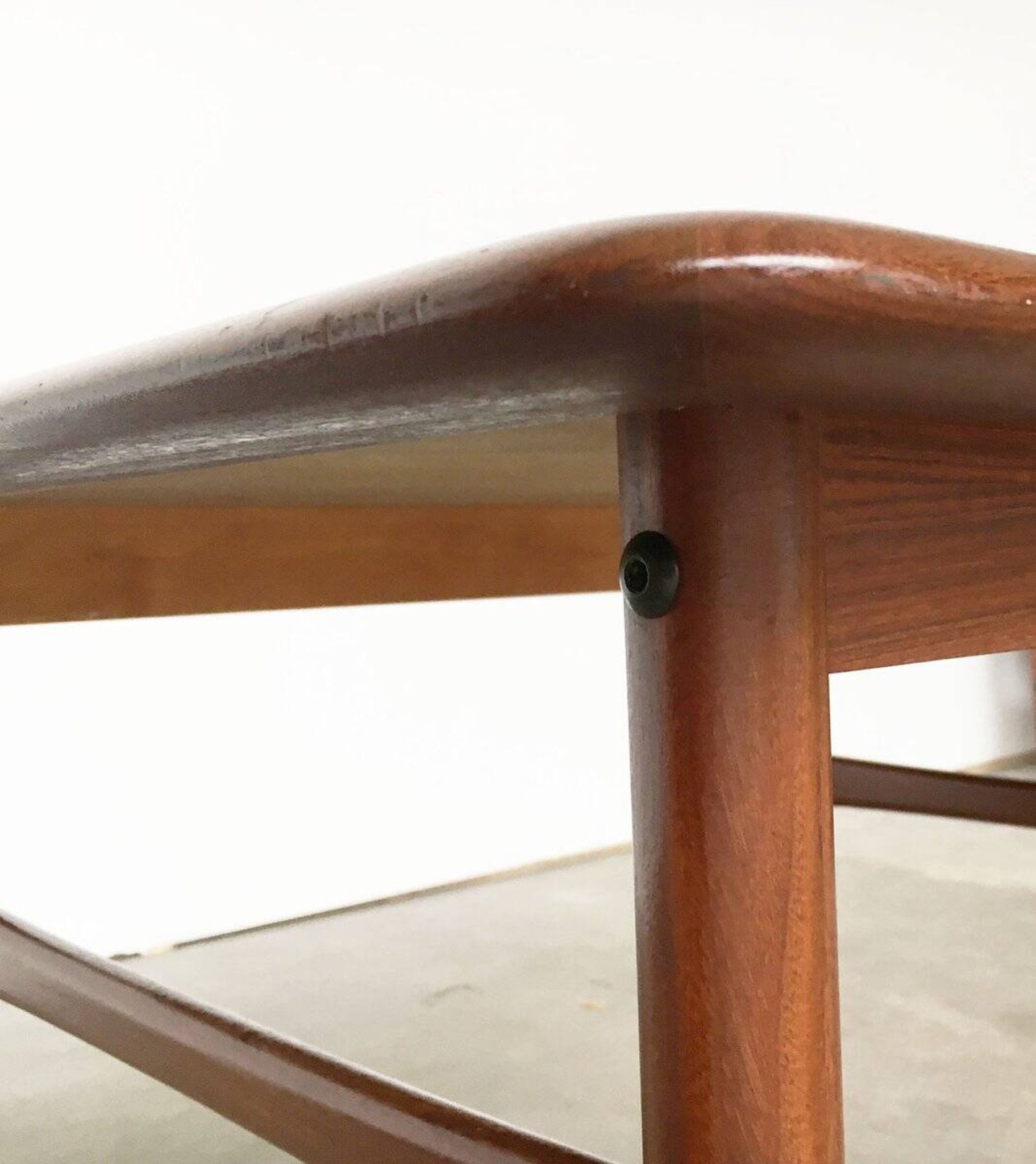 Vintage Swedish teak coffee table from the mid-century by HMB Möbler.