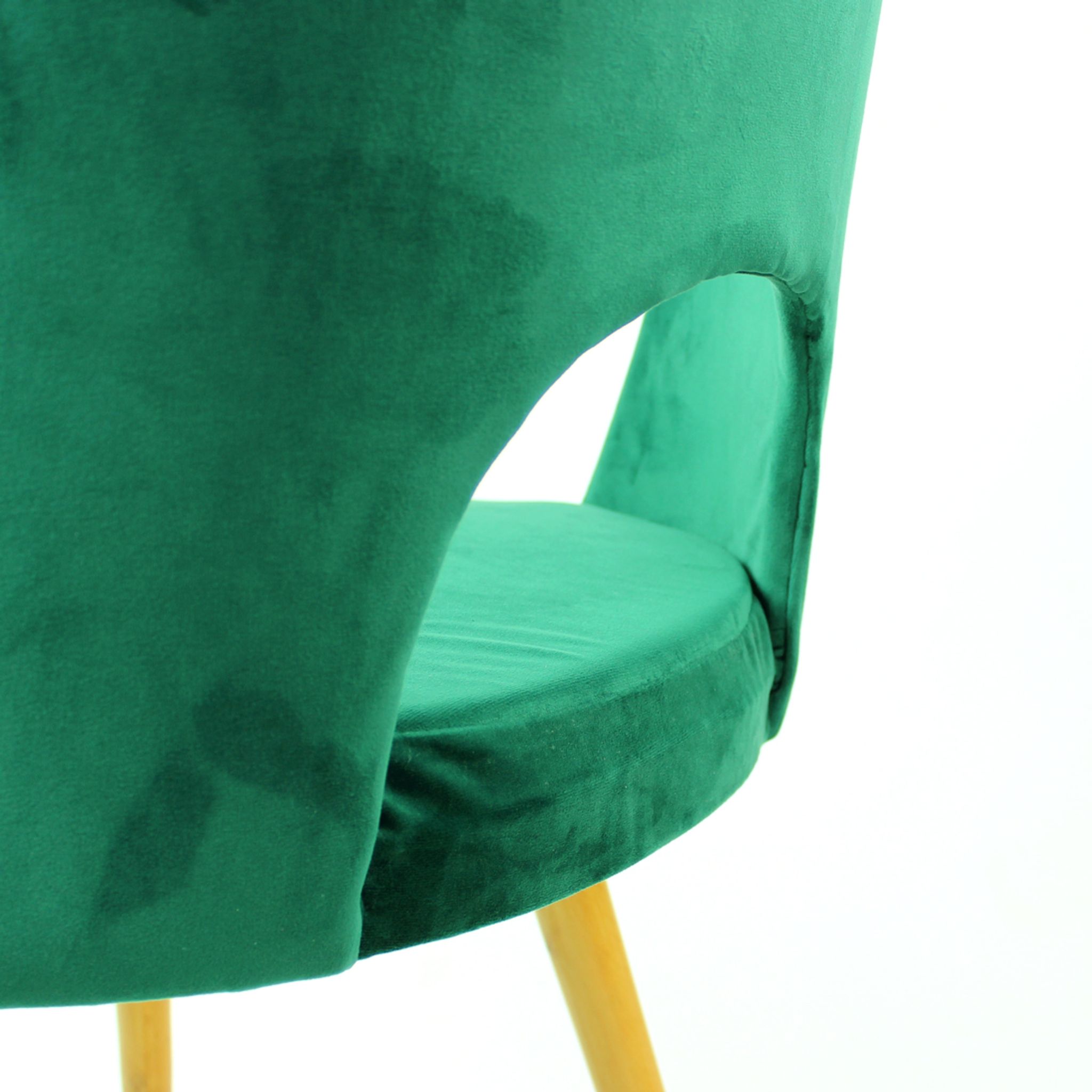Dining Chairs By Oswald Haerdtl In Velvet For Ton, Czechoslovakia 1950s, Set Of 4