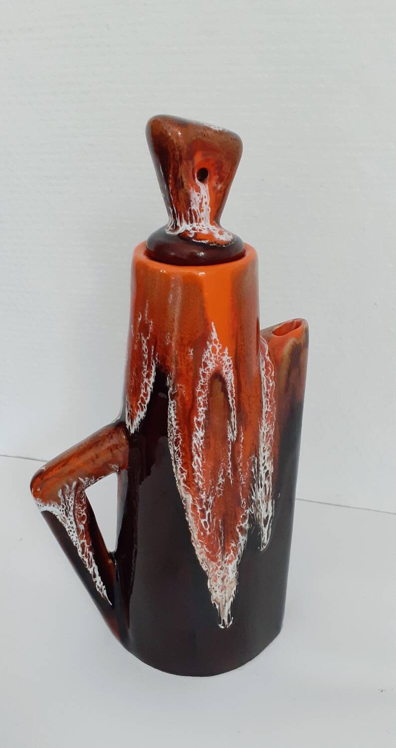 Ceramic coffee pot, 1950s-1960s