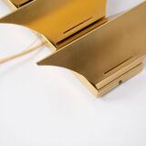 Pair of 2 Danish sconces Gothic 3 by Bent Karlby, Lyfa, 1960s