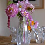 Vase cut crystal 50s