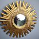 Vintage sunburst mirror, 1960s
