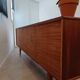 Scandinavian teak row 50s-60s, French manufacture signed Eros