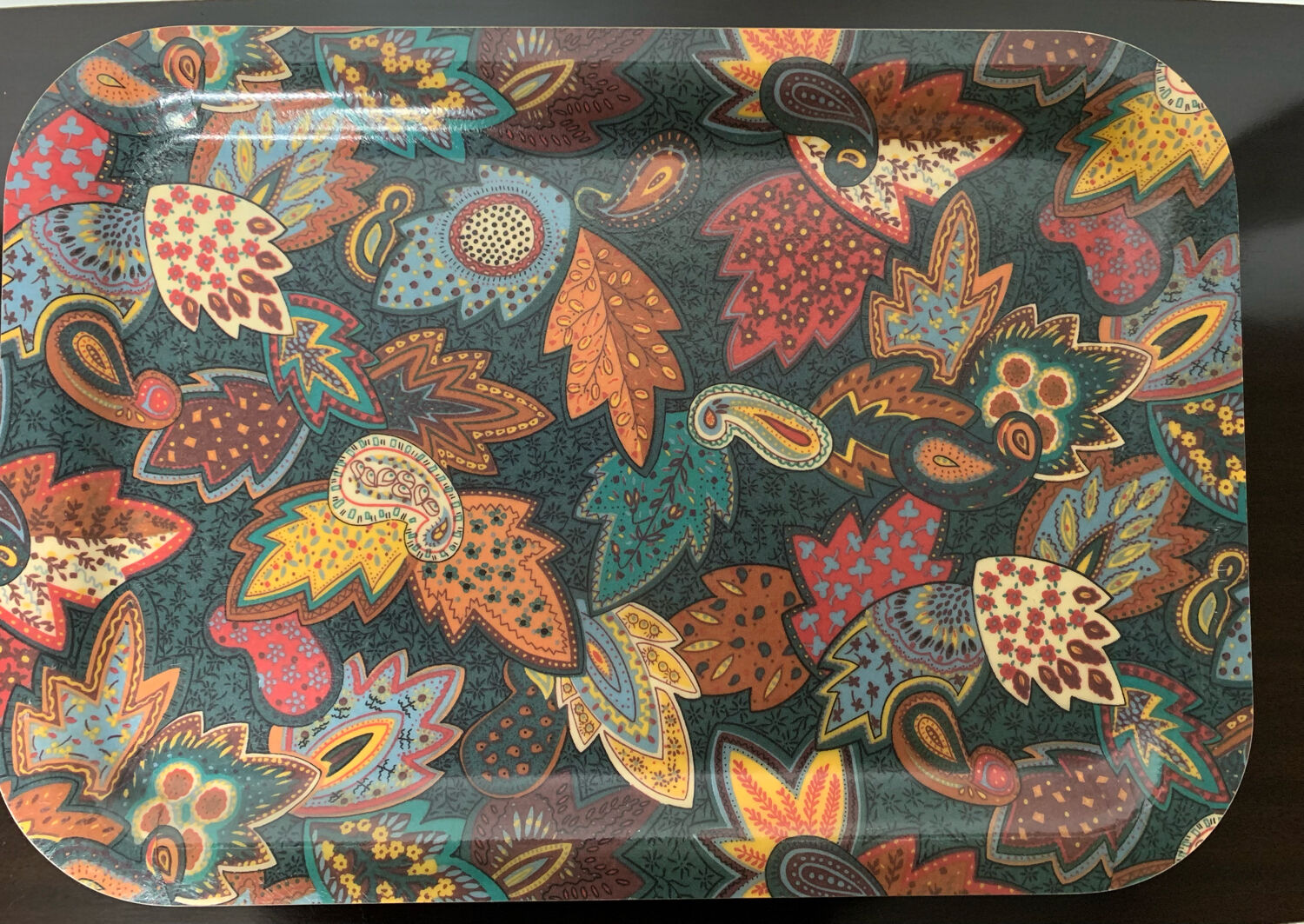 Vintage fiberglass tray