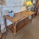 Console en rotin vintage