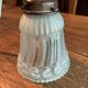 Frosted pressed molded glass suspension