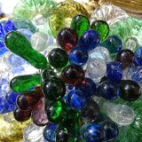 Appliques murales vintage italiennes en verre de Murano, lot de quatre