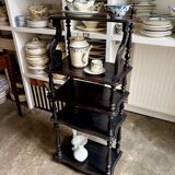 Library, Napoleon III music stand in blackened wood.