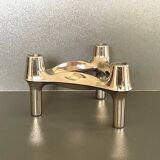 4 modular Nagel candlesticks. Vintage 70s