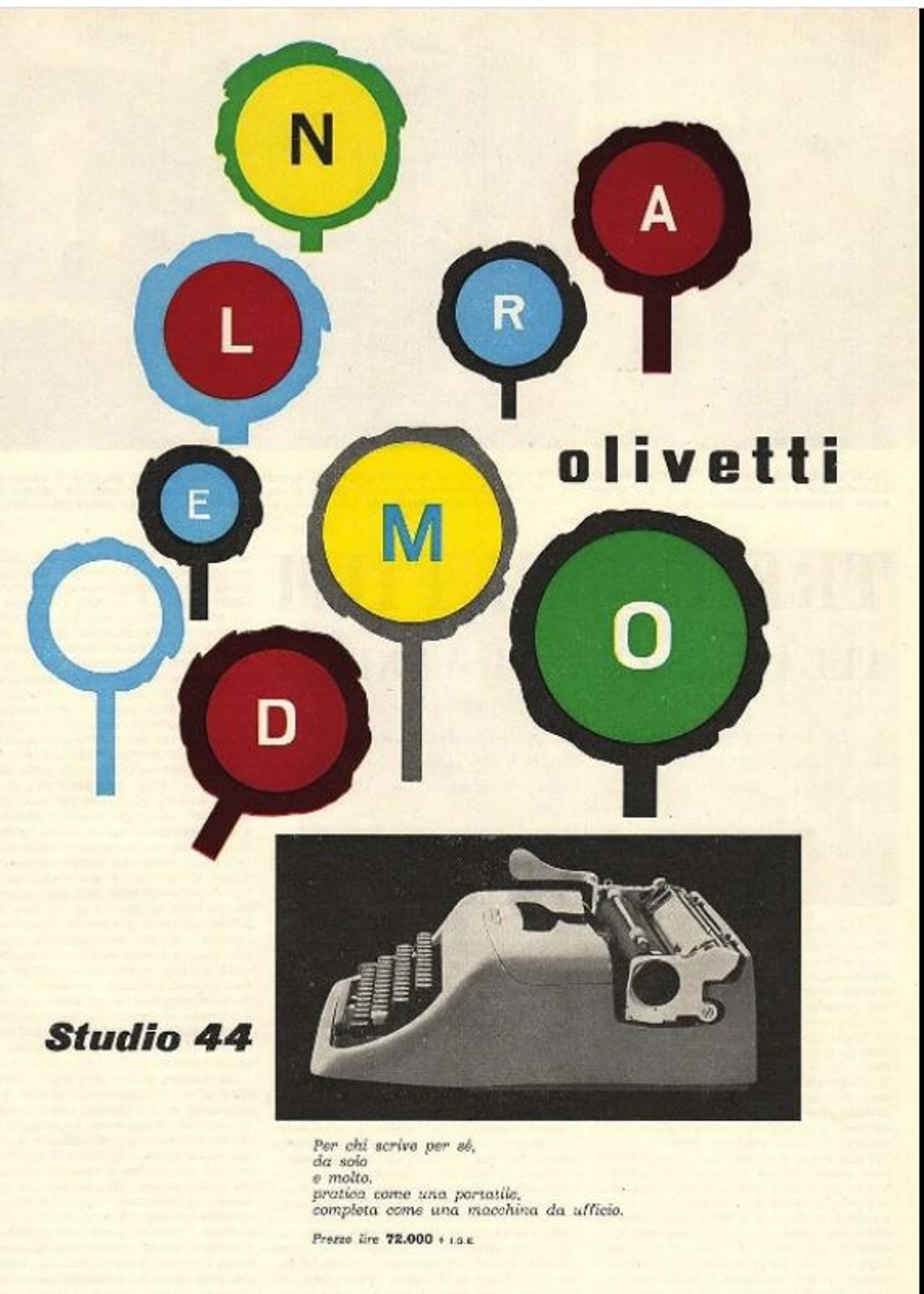 Machine Olivetti Studios 45 neuve