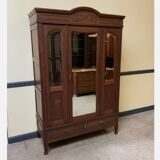 Antique Art Nouveau wardrobe