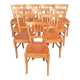 Lot de 10 chaises de bistrot Luterma