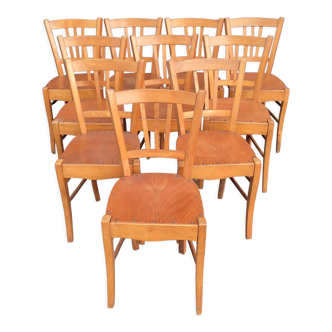 Lot de 10 chaises de bistrot Luterma