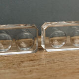 Pair of crystal salters