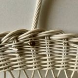 Large vintage wicker basket -