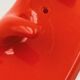 Space Age wall hook orange Gilac France 1970s