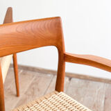 Paire de chaises de salle à manger modèle 57 par Niels O. Møller en teck