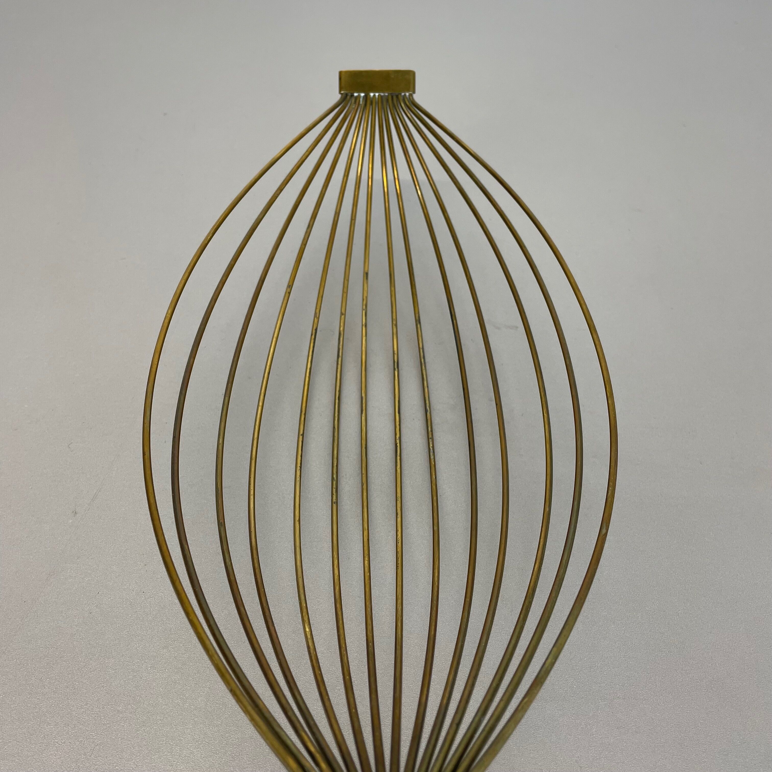 Minimalist Brass Fruit Bowl Shell by Carl Auböck, Austria, 1950s