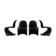 Set of 4 Panton chairs by Verner Panton for Vitra, 1999