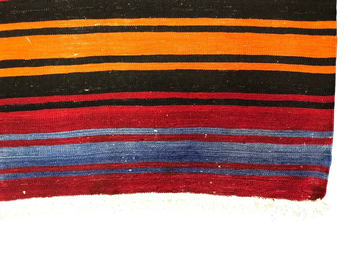 Organic Wool Tribal Kilim Rug