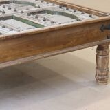 Coffee table old Indian tray