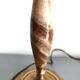 Art Nouveau lamp in alabaster and gilded metal