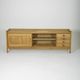Oak sideboard by Guillerme & Chambron, France 1960s