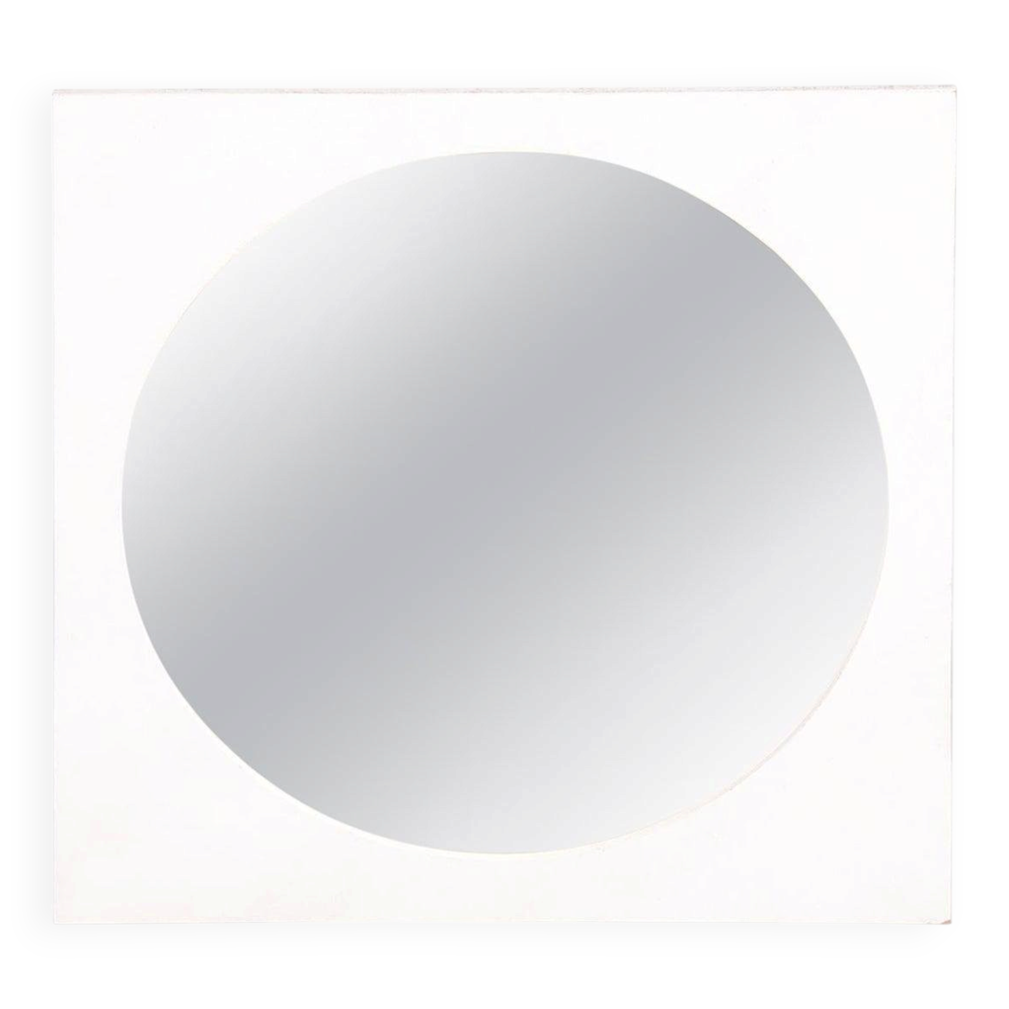 Mid-Century Czech Wall Mirror with Wooden Frame, 1970s