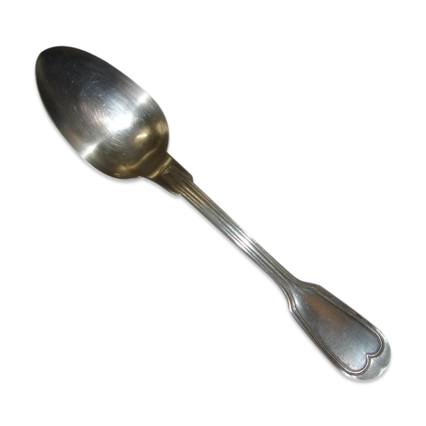 silver sauce spoon, 1970