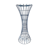 Verner Panton's blue lacquered metal diabolo-shaped coat rack