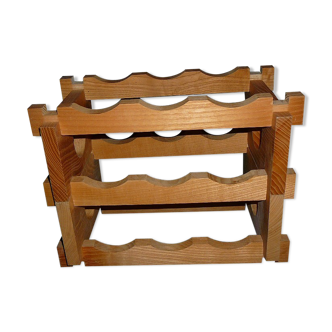 Porte bouteilles en bois