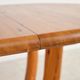 Brutalist extendable table in pine, Rainer Daumiller, Denmark, 1970s.