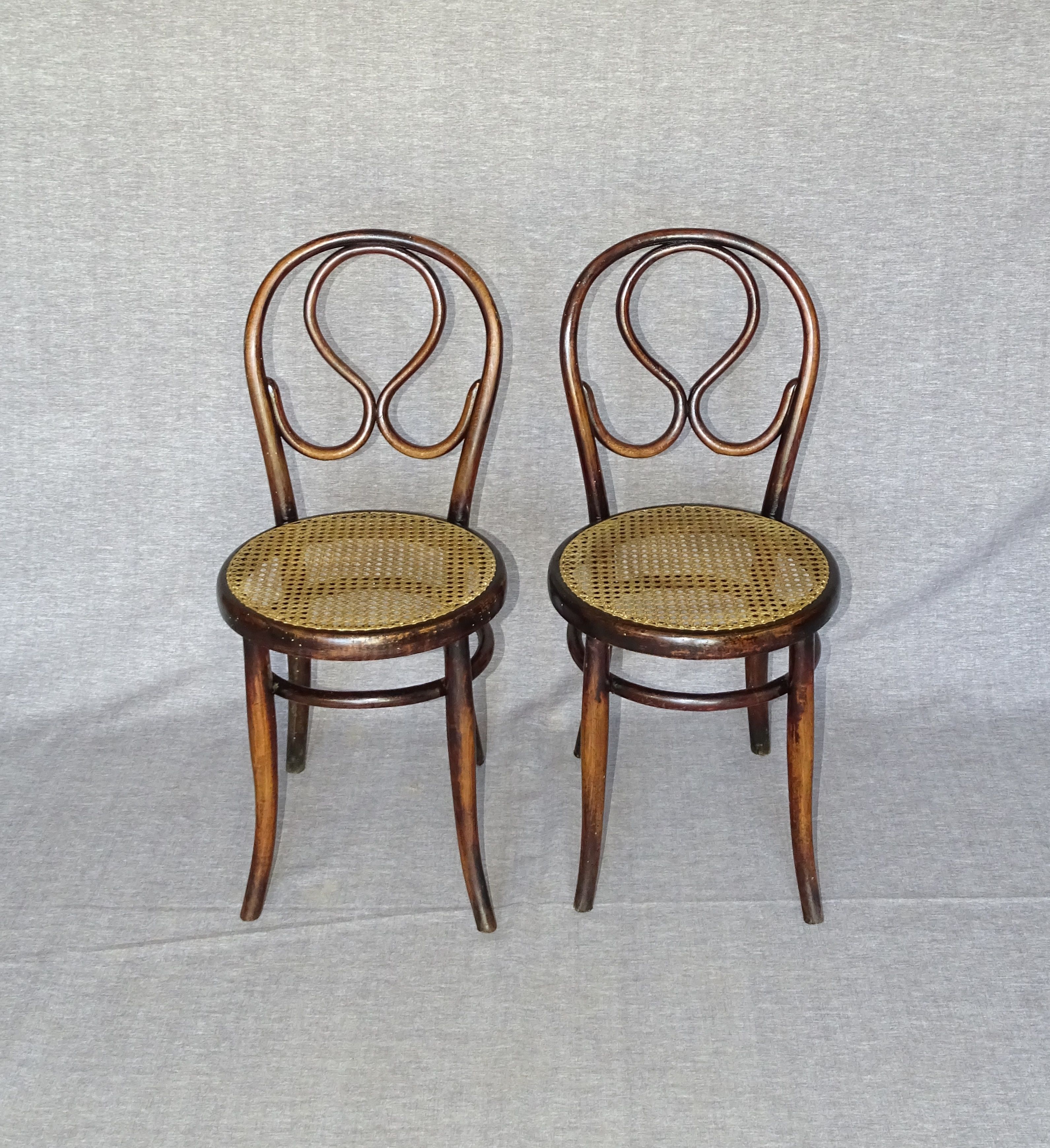 2 chairs N°20 bistrot bois- curved by Lebrun, France- 1890