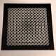 Vasarely silkscreen print - "Deep Kinetics" - 3D Illusion & Black and White