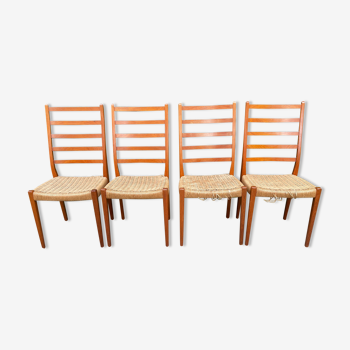 Four Swedish Svegard chairs