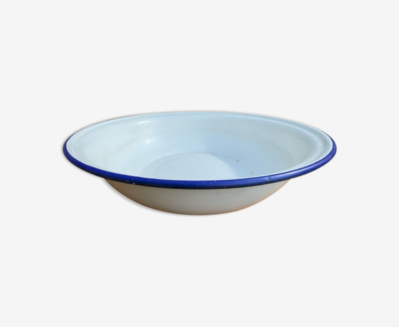 Bassine en tôle émaillée