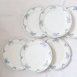 Set of 6 flat plates, Onnaing, Algéciras model