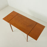 Small Danish teak drop leaf table, 1960s