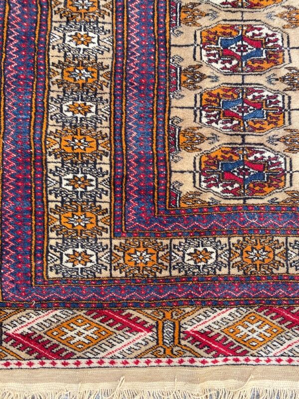Tapis vintage Turkmen boukhara 98x162 cm